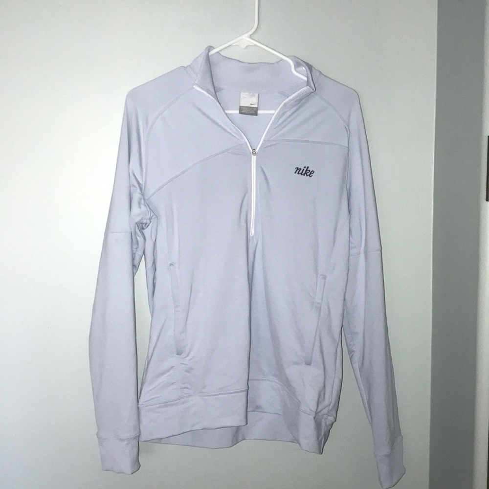 Kids Nike blue zip pullover jacket